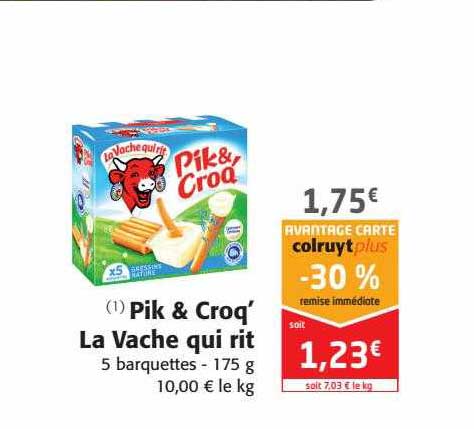 pik & croq' la vache qui rit