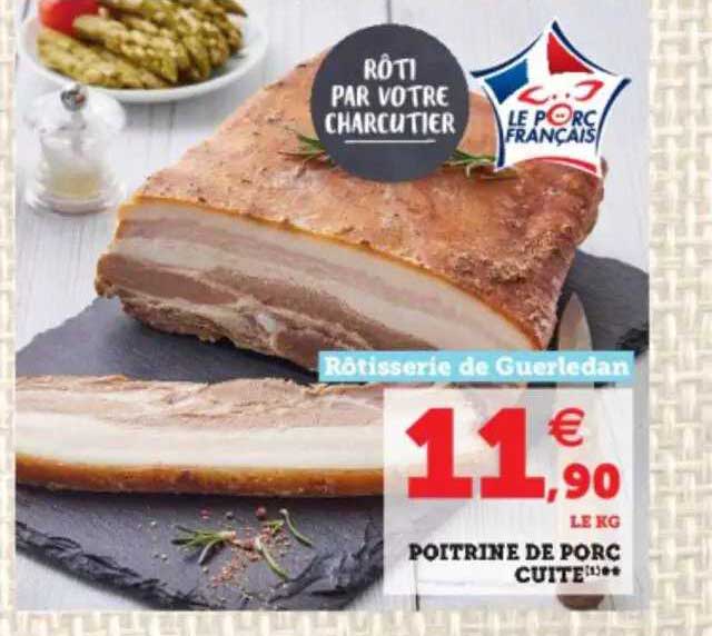 Poitrine De Porc Cuite