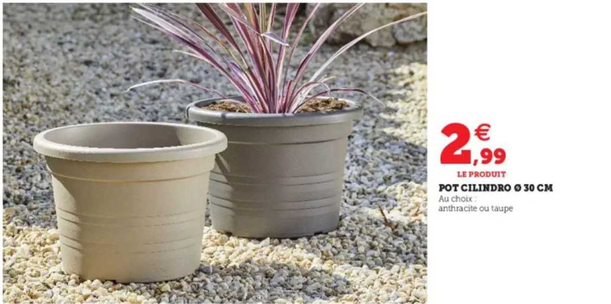 pot cilindro ø 30 cm