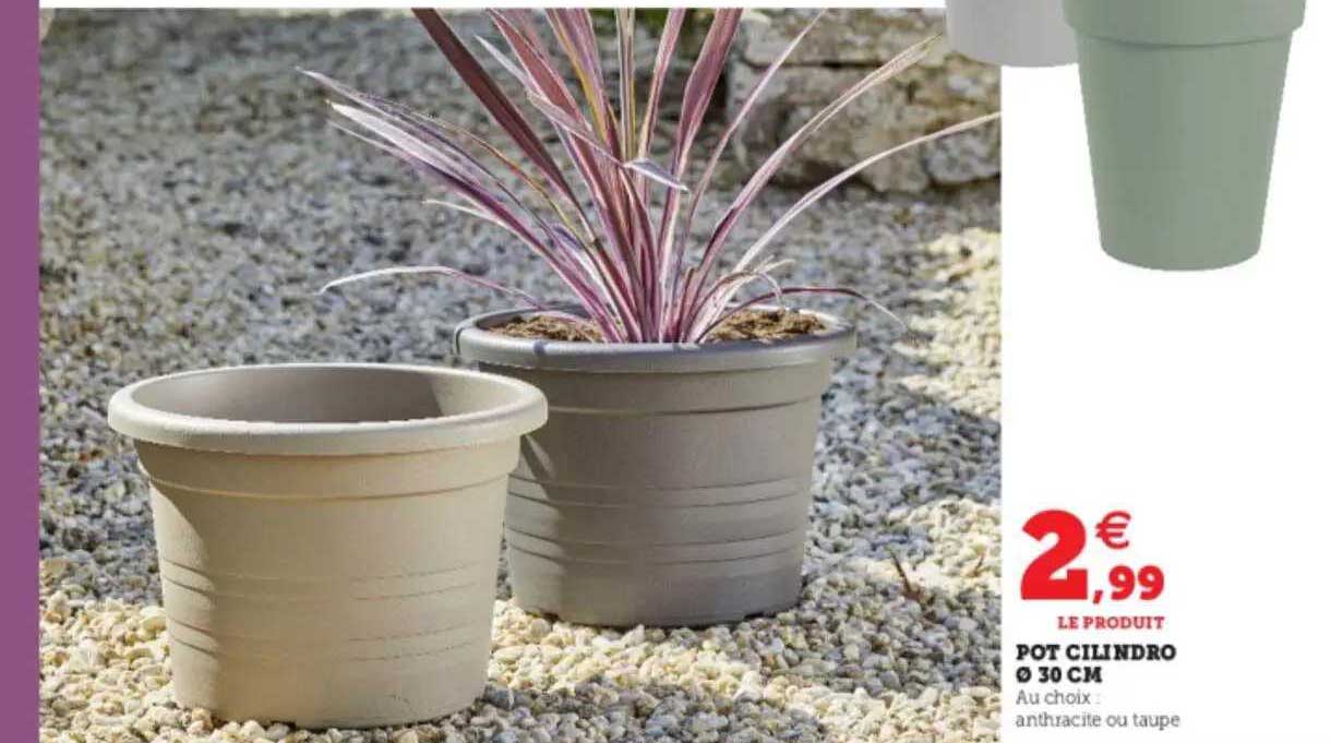 pot cilindro ø 30 cm