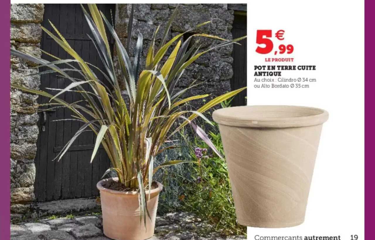 pot en terre cuite antique