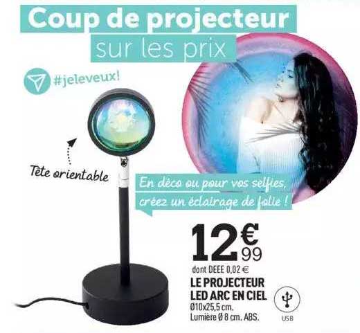 Projecteur Led Arc En Ciel