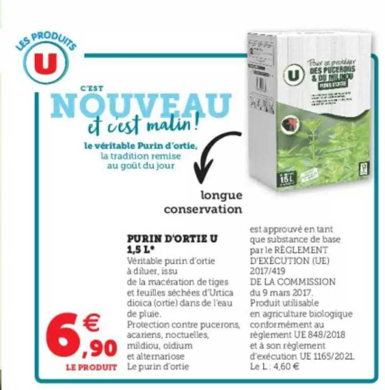 purin d'ortie u 1,5 l