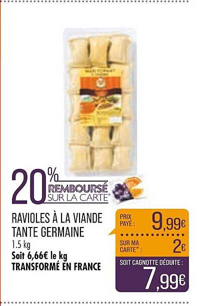 ravioles à la viande tante germaine