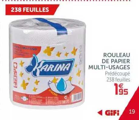 rouleau de papier multi-usages