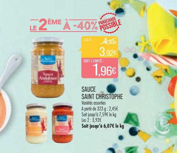 sauce saint christophe