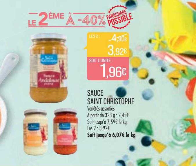 sauce saint christophe