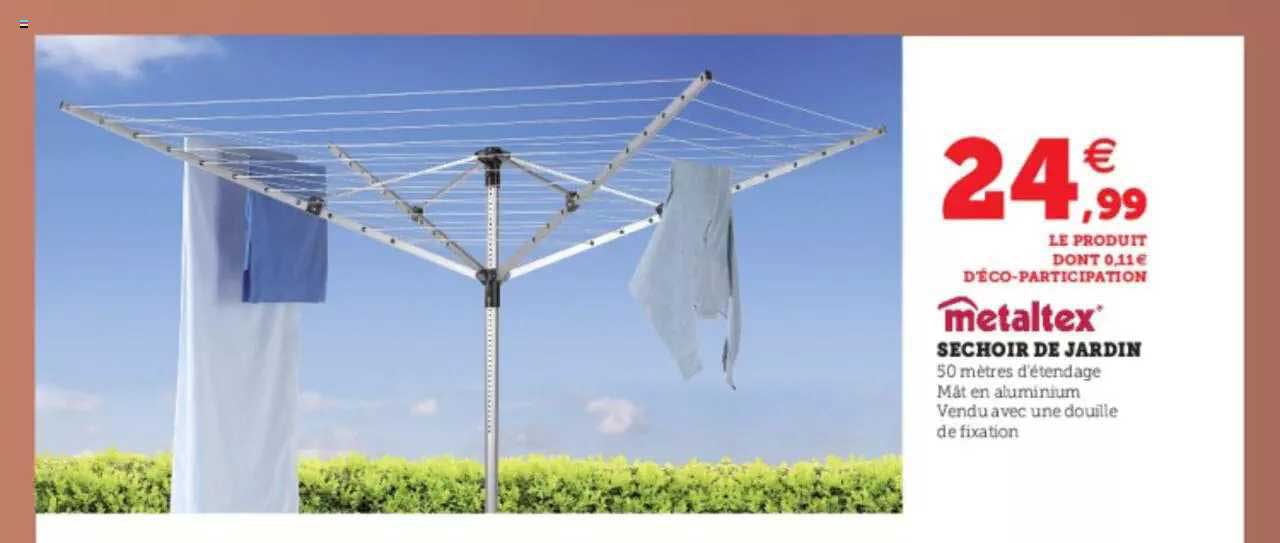 Séchoir De Jardin Metaltex