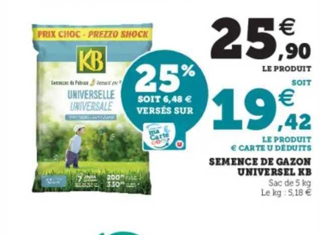 semence de gazon universel kb