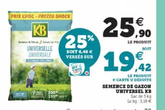 semence de gazon universel kb