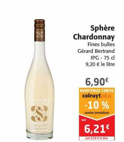 sphère chardonnay fines bulles gérard bertrand ipg