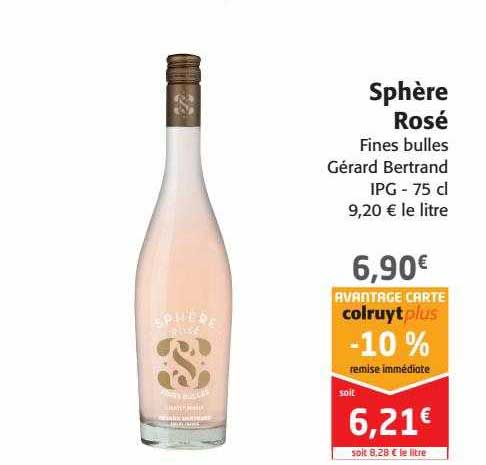 sphère rosé fines bulles gérard bertrand ipg
