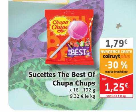 sucettes the best of chupa chups