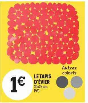 tapis d'évier