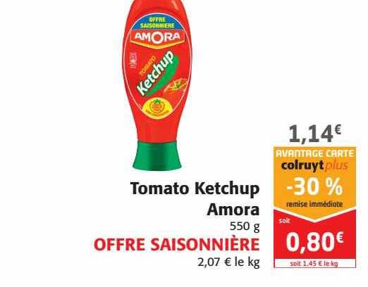 tomato ketchup amora