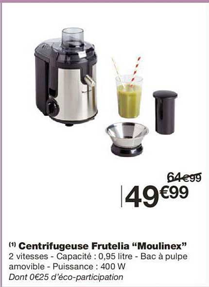 Centrifugeuse Frutelia "moulinex"