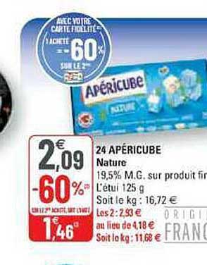 24 Apéricube Nature