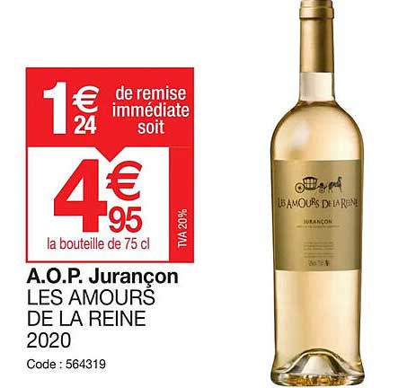 a.o.p. jurançon les amours de la reine