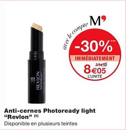 anti-cernes photoready light "revlon"