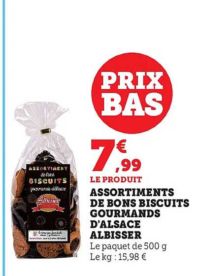 assortiments de bons biscuits gourmands d'alsace albisser