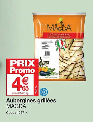 Aubergines Grillées Magda