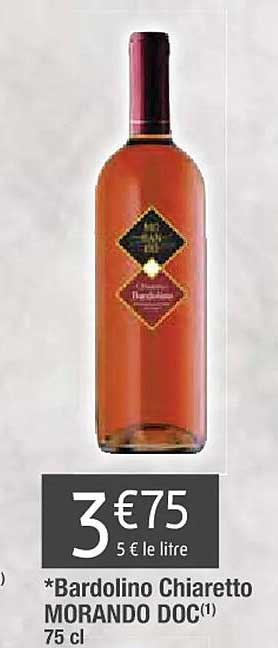 bardolino chiaretto morando doc