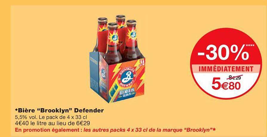bière "brooklyn defender