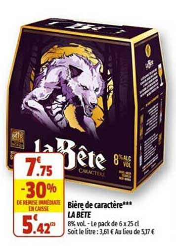Bière De Caractère La Bête