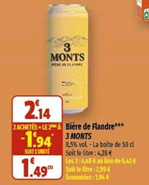 bière de flandre 3 monts