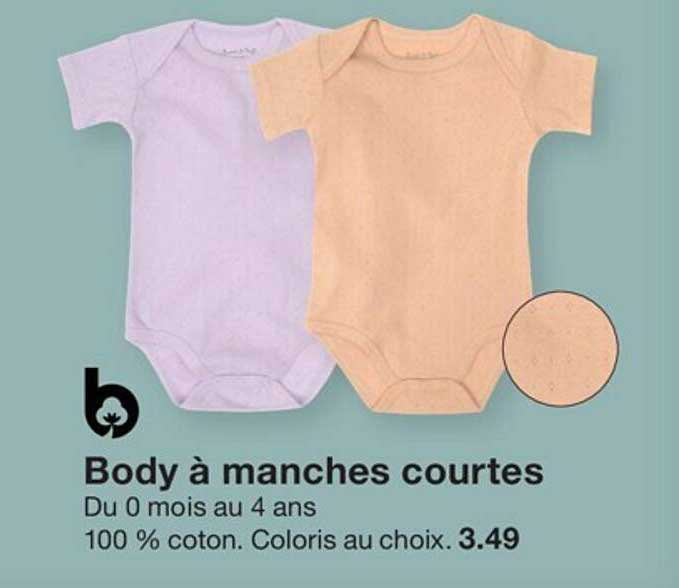 Body à Manches Courtes