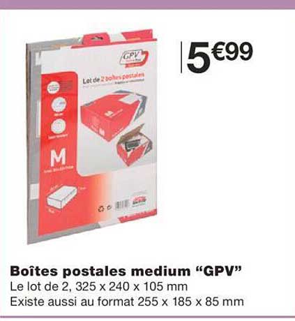 boîtes postales medium "gpv"
