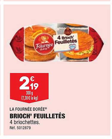 brioch'feuilletés la fournée dorée