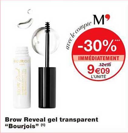 Brow Reveal Gel Transparent "bourjois"
