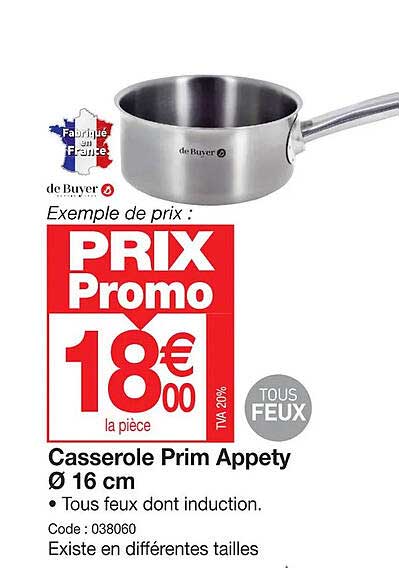 casserole prim appety ø 16 cm