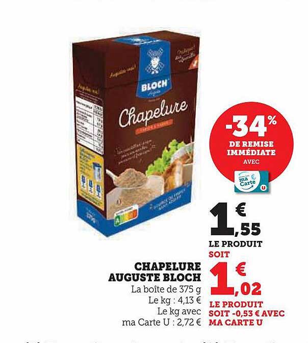 chapelure auguste bloch