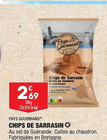 Chips De Sarrasin Pays Gourmand