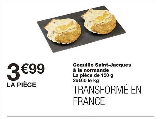 coquille saint-jacques à la normande
