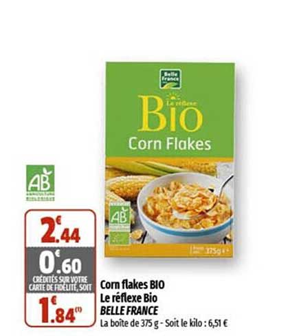 corn flakes bio le réflexe bio belle france