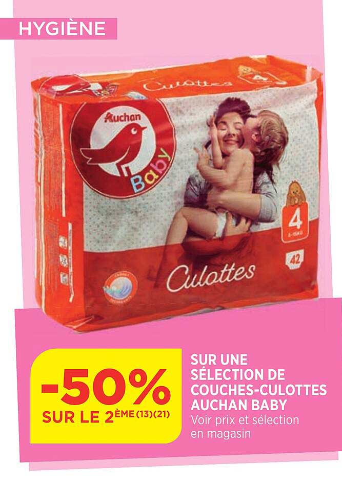 couches-culottes auchan baby