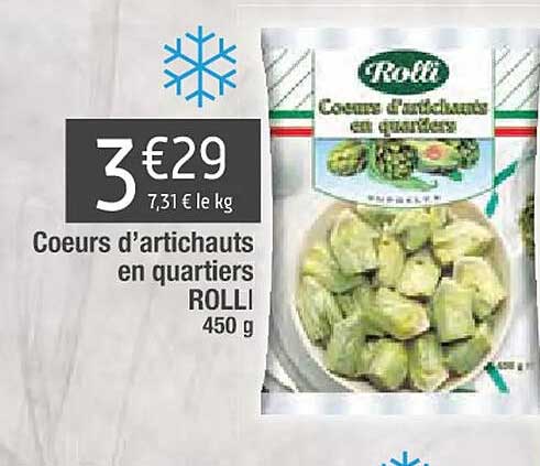 Cœurs D'artichauts En Quartiers Rolli