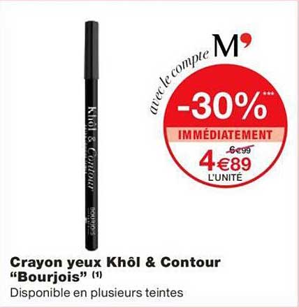 Crayon Yeux Khôl & Contour "bourjois"