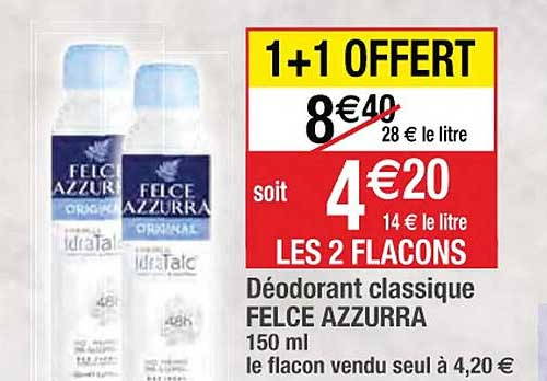 déodorant classique felce azzurra
