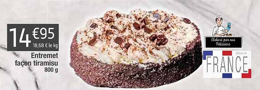 Entremet Façon Tiramisu