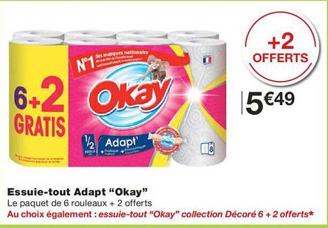 essuie-tout adapt "okay"