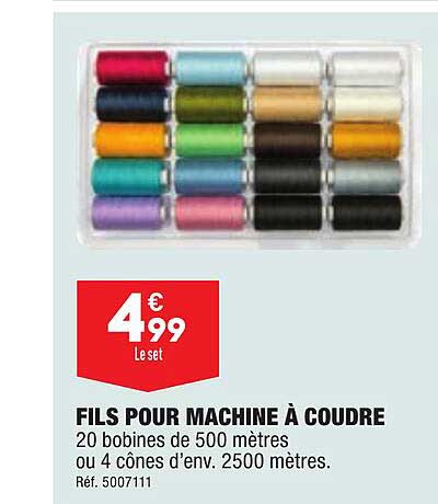 fils pour machine à coudre