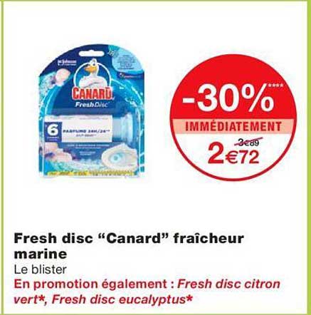 Fresh Disc "canard" Fraîcheur Marine