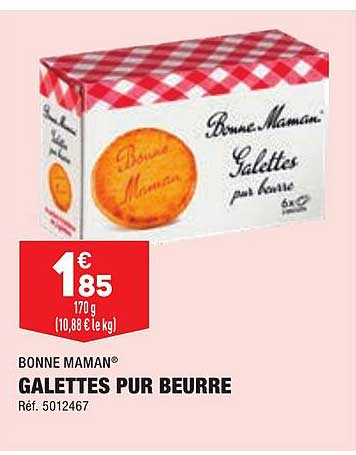 galettes pur beurre bonne maman