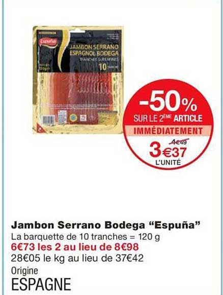 Jambon Serrano Bodega "espuña"