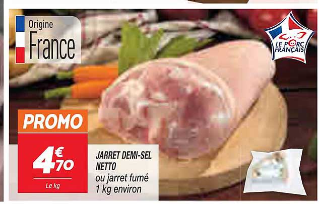 jarret demi-sel netto