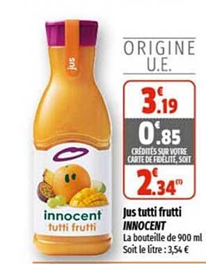 jus tutti frutti innocent